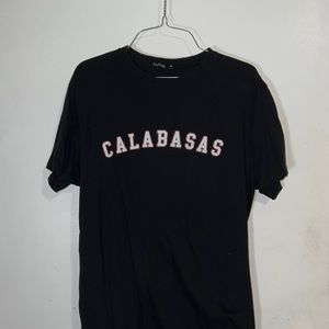 Black Calabasas graphic tee
